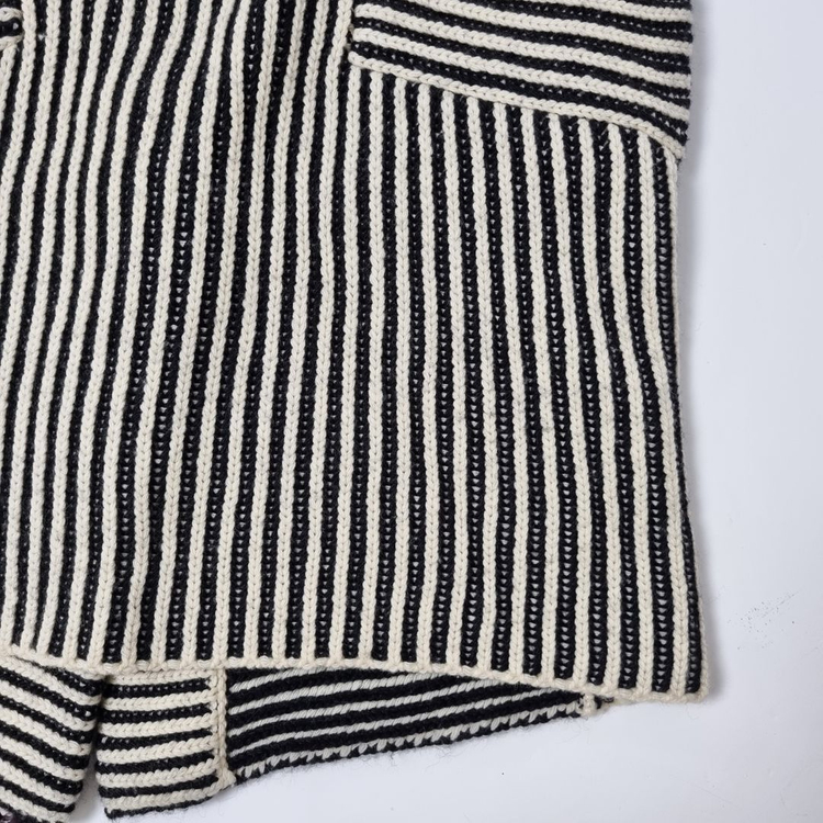 씨 바이 끌로에 블렌드 니트 베스트 아이보리&블랙 (100) 이미지