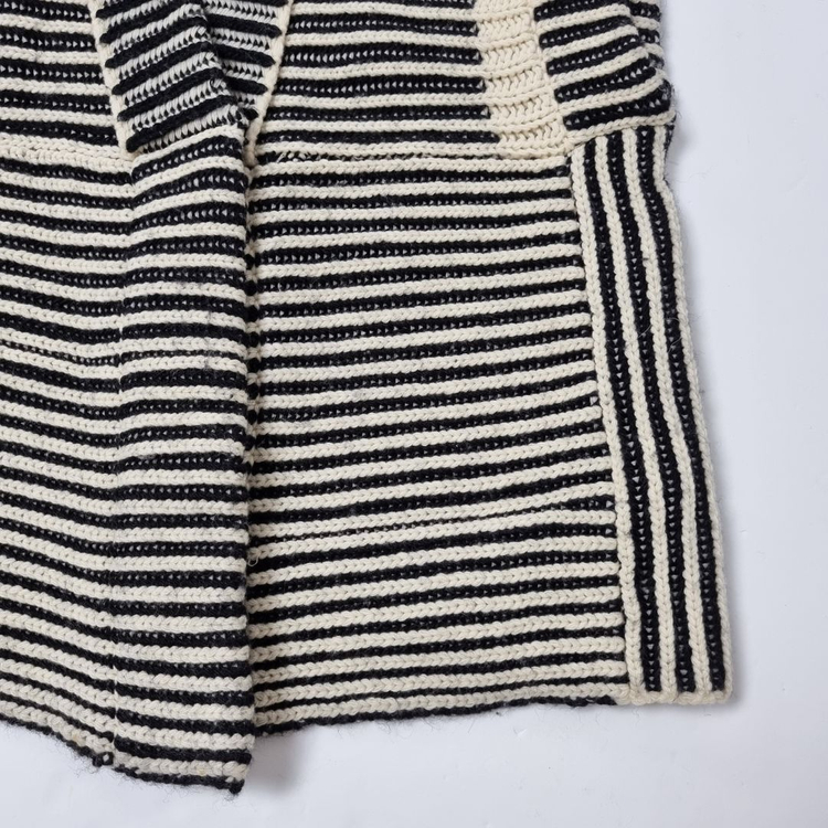 씨 바이 끌로에 블렌드 니트 베스트 아이보리&블랙 (100) 이미지