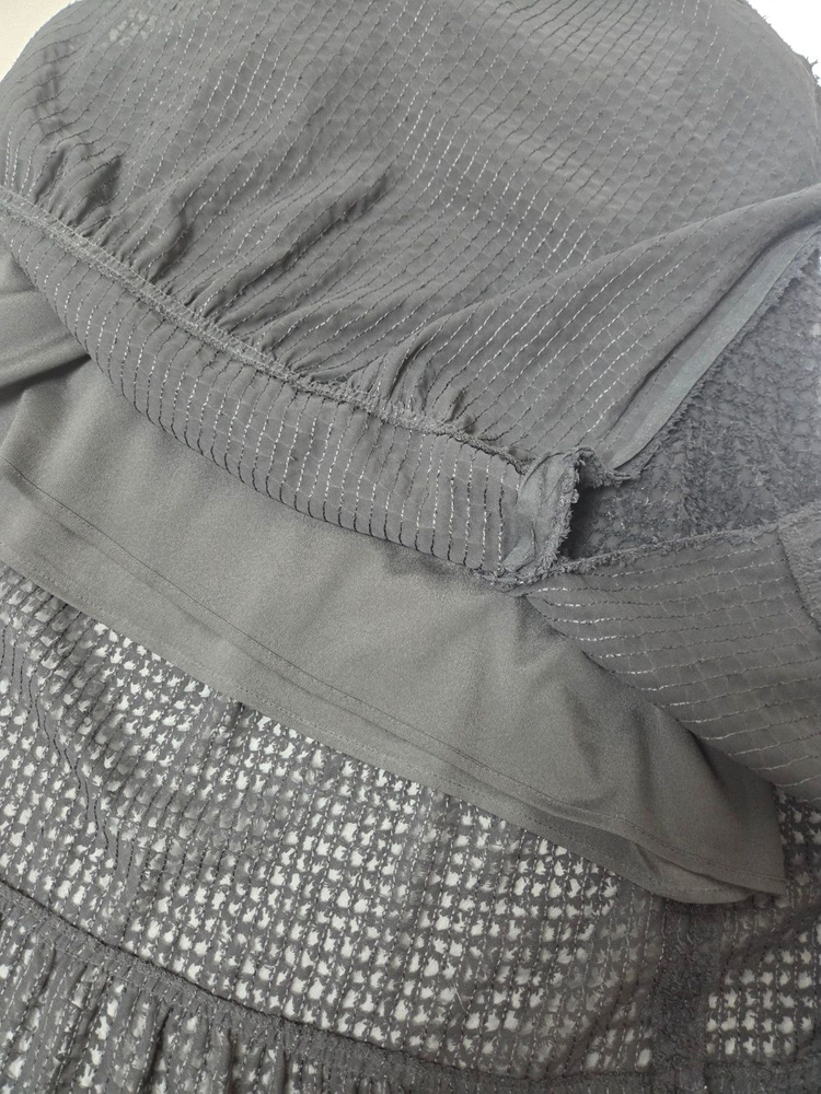 마쥬 언발란스 트임 롱스커트 블랙(XS) 이미지