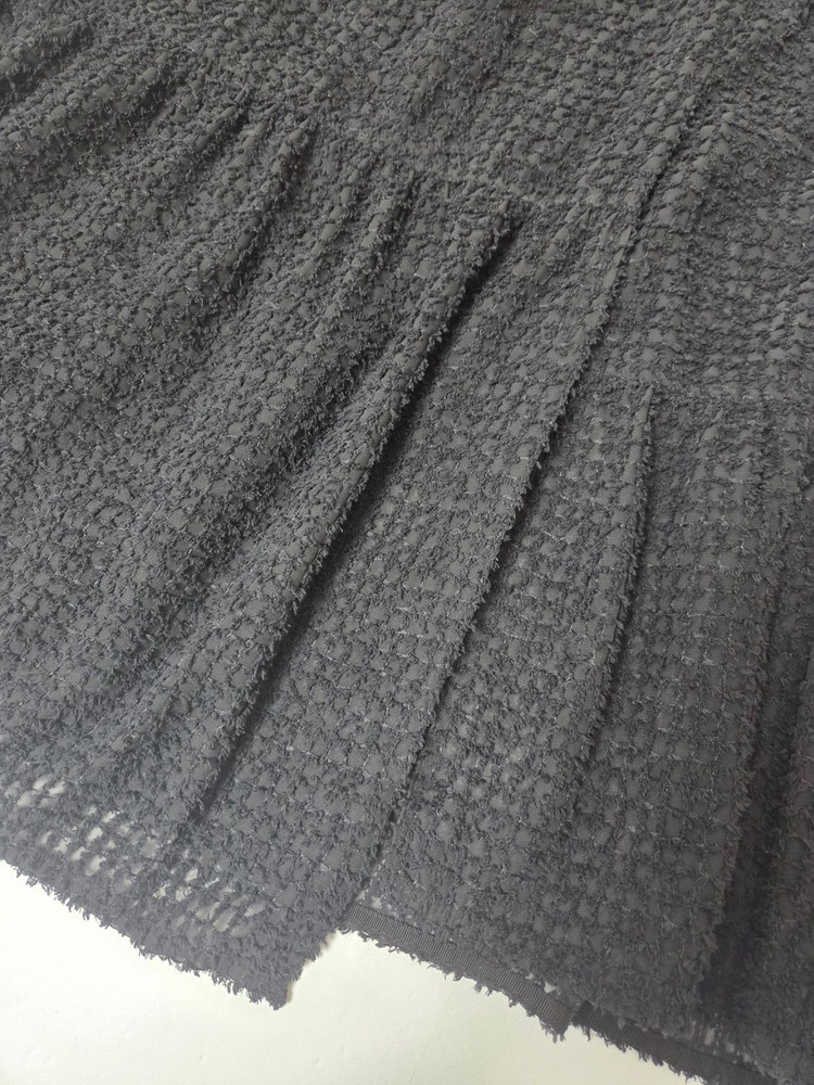 마쥬 언발란스 트임 롱스커트 블랙(XS) 이미지