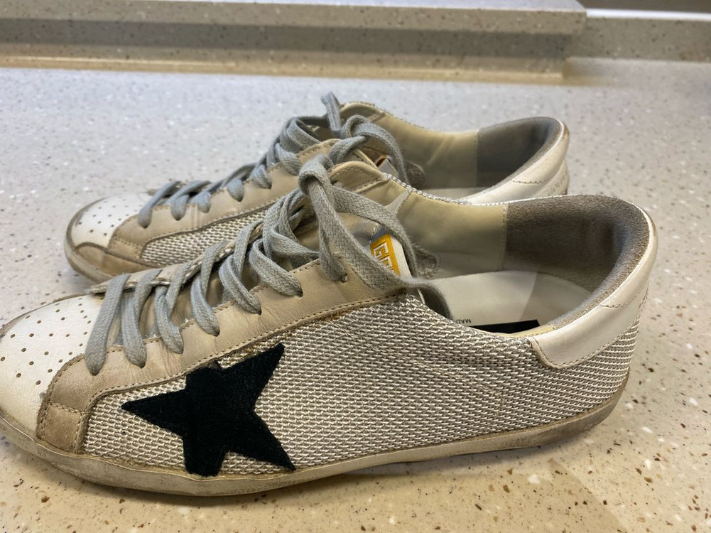 골든구스 슈퍼스타 블랙스타 스니커즈 이미지