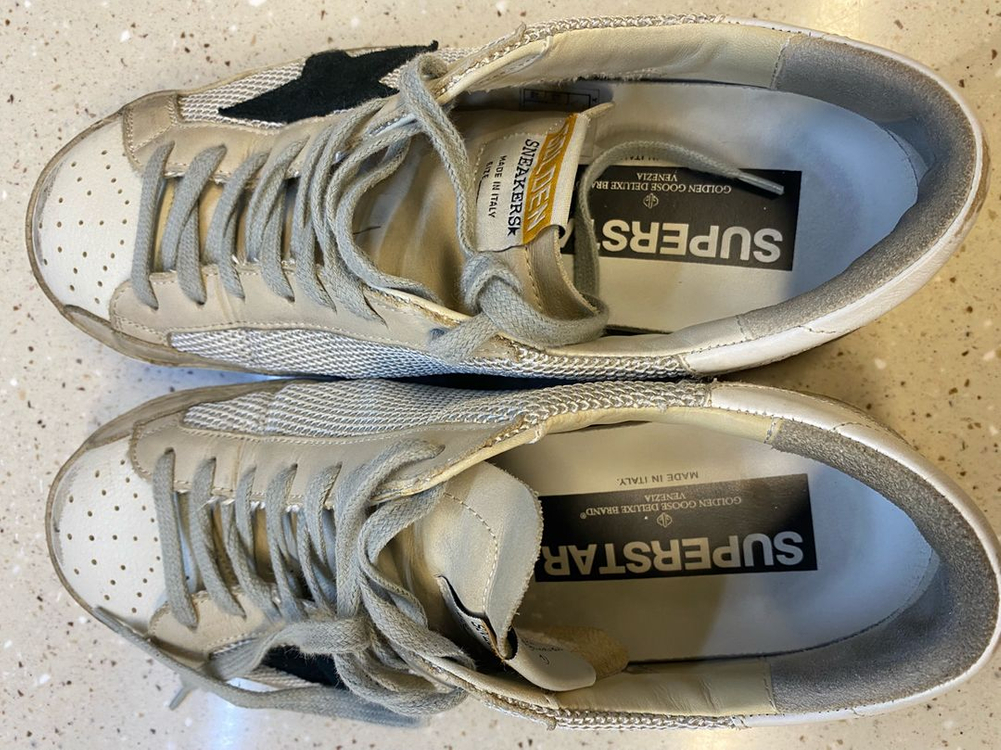 골든구스 슈퍼스타 블랙스타 스니커즈 이미지