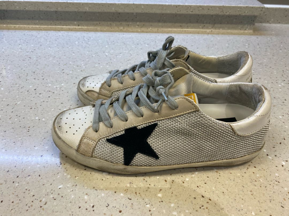 골든구스 슈퍼스타 블랙스타 스니커즈 38 이미지