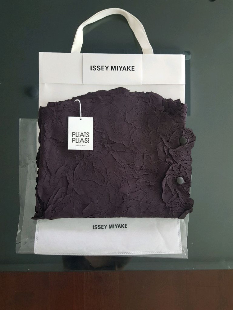 새제품)플리츠플리즈 크러쉬가디건 자켓 이세이미야케 이미지