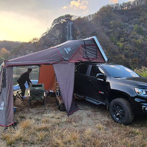 아이캠퍼 스카이캠프 2.0 지도버전 루프탑텐트 이미지