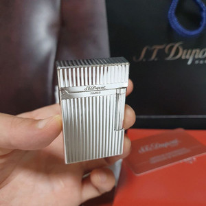 [풀세트] 듀퐁라이터 라인2 ca16817 스트라이프 은장 듀퐁 라이타 이미지