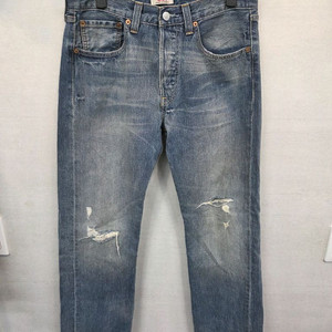 리바이스 빈티지 501 스트레이트 데미지 데님팬츠 30 이미지