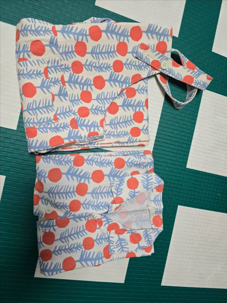 젤리멜로 멜빵바지 + 셔츠 130 사이즈 팔아요 이미지