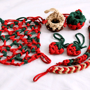 피그미다람쥐 양말목 딸기바구니세트 이미지