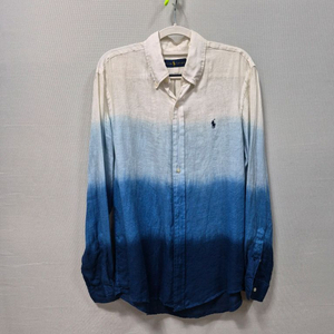 폴로 랄프로렌 린넨 그라데이션 셔츠 마남방 남성M 105 이미지