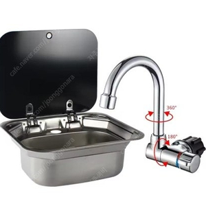 캠핑카용 싱크대와 모터 팝니다. (도메틱 스타일, 씨플로모터) 이미지