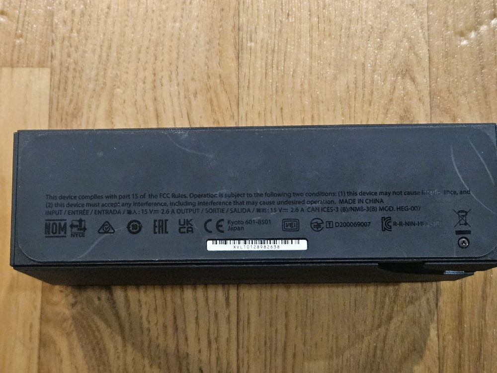 [정품] 닌텐도 스위치 OLED 독(도크) 블랙 판매합니다 이미지