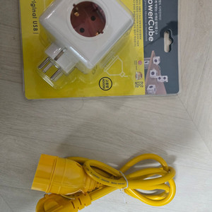 멀티탭.usb 파워큐브 이미지