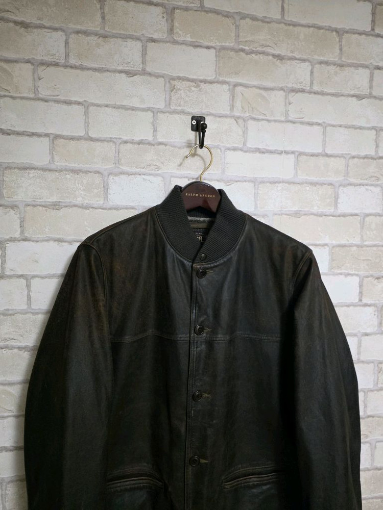 RRL 더블알엘 가죽 카코트 래더 자켓 류준열 이동휘 가죽 뉴스보이 무스탕 폴로 랄프로렌 발마칸 이진욱 크리켓 이미지