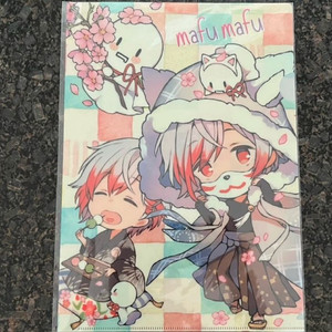 (새상품) 우타이테 마후마후 공식 굿즈 클리어파일 판매 이미지