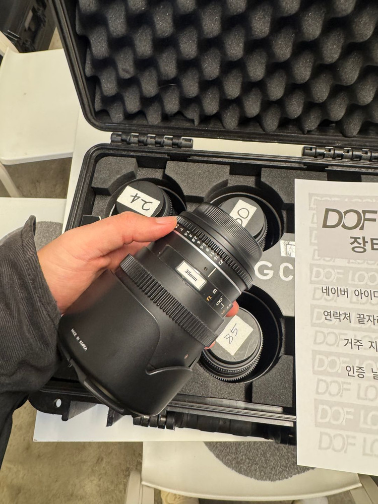 삼양 VDSLR MK2 캐논EF 마운트 / 24, 35, 50, 85mm / 가방 포함 이미지