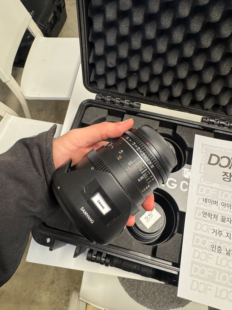 삼양 VDSLR MK2 캐논EF 마운트 / 24, 35, 50, 85mm / 가방 포함 이미지