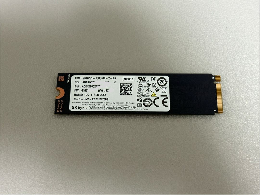 SK하이닉스 Gold P31 NVMe SSD 1TB 이미지