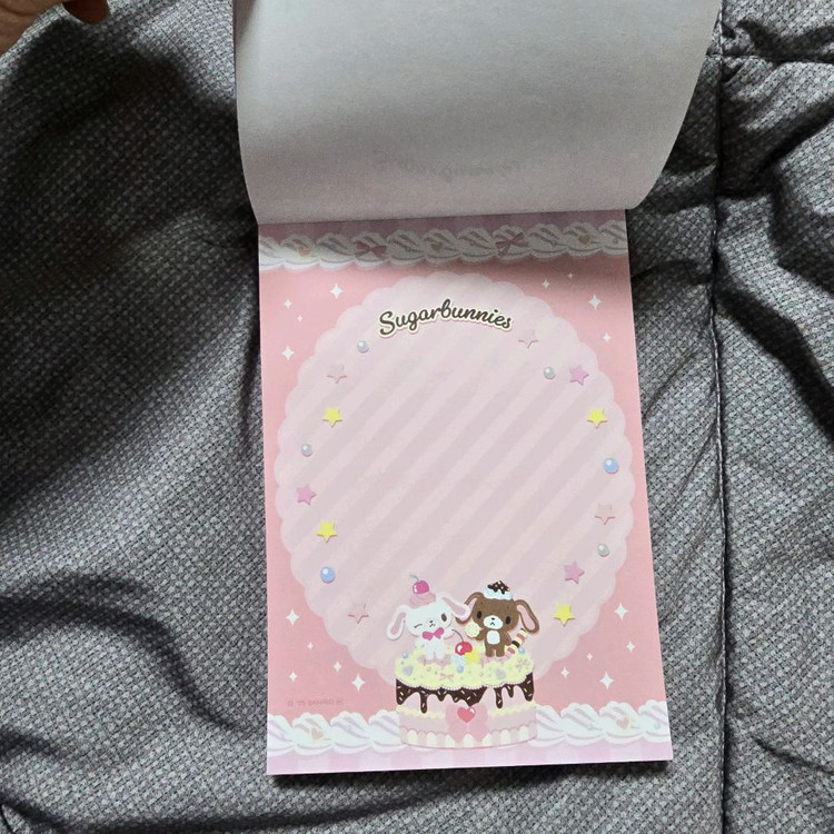 산리오 슈가바니즈 휘핑 데코 메모지 이미지