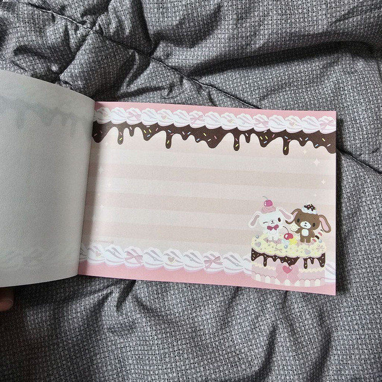 산리오 슈가바니즈 휘핑 데코 메모지 이미지