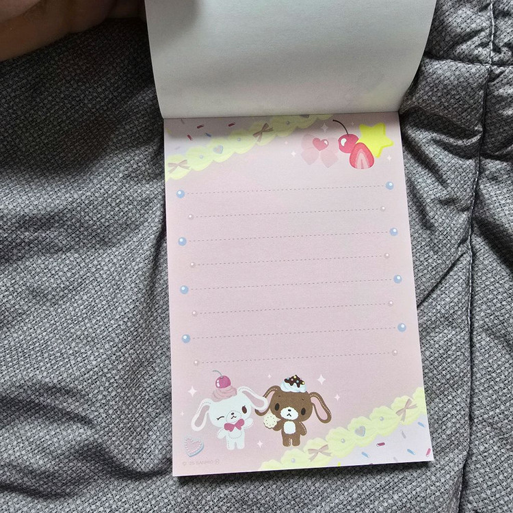 산리오 슈가바니즈 휘핑 데코 메모지 이미지
