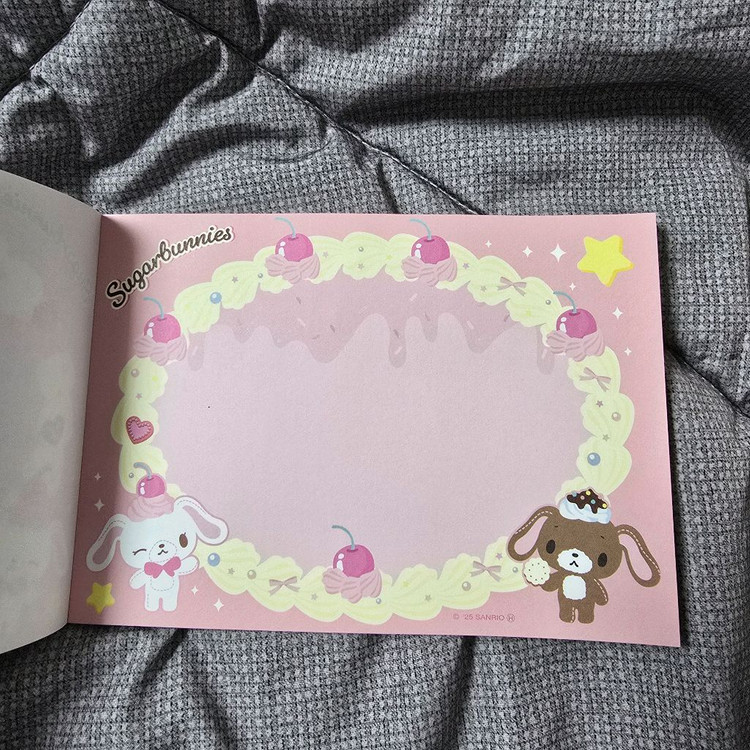 산리오 슈가바니즈 휘핑 데코 메모지 이미지