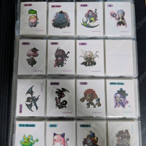 메이플 띠부씰 팝니다. 이미지