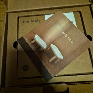 두잇 데일리 테이블 화이트 새상품 이미지