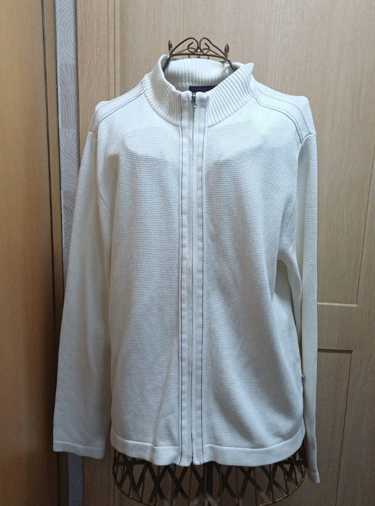 지오투 (GGIO2) 남성 니트 풀집업 가디건 (사이즈 95) 이미지