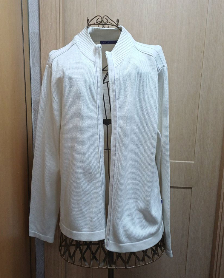 지오투 (GGIO2) 남성 니트 풀집업 가디건 (사이즈 95) 이미지