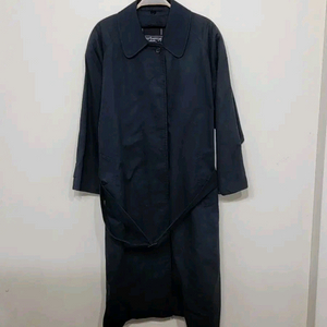 (XL) 버버리 트렌치코트 네이비 싱글 롱코트 벨트 이미지