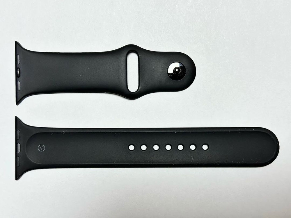 애플워치 에르메스 누아르 블랙 실리콘밴드 이미지