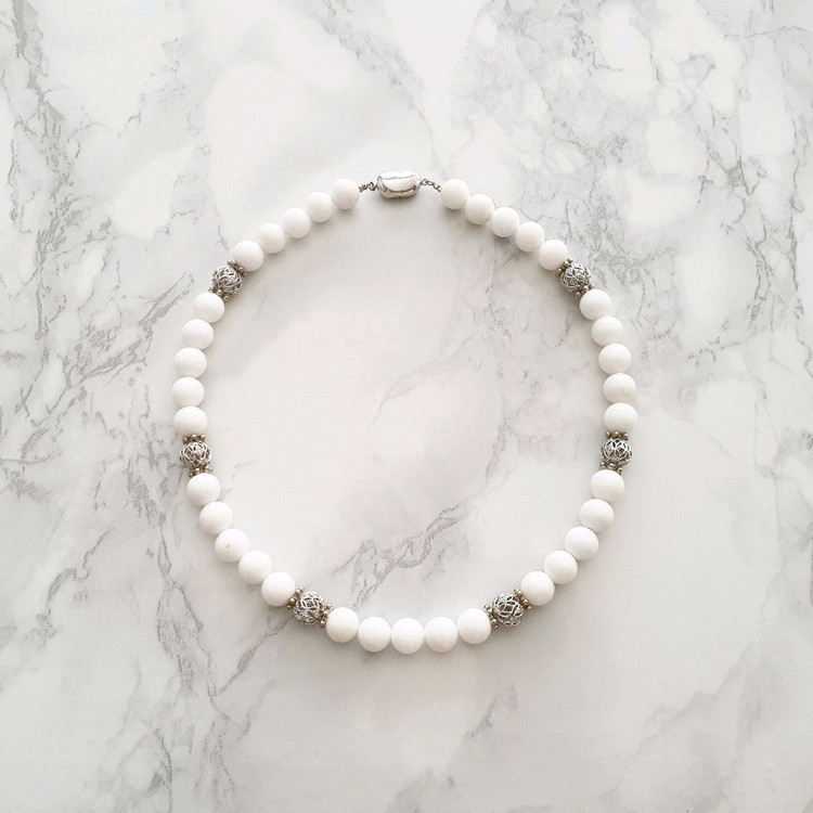 원석 목걸이 (새제품) 이미지