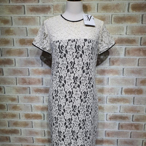 택부착 다이앤 본 퍼스텐버그 실크 레이스 원피스 55 이미지