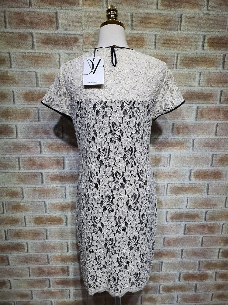 택부착 다이앤 본 퍼스텐버그 실크 레이스 원피스 55 이미지