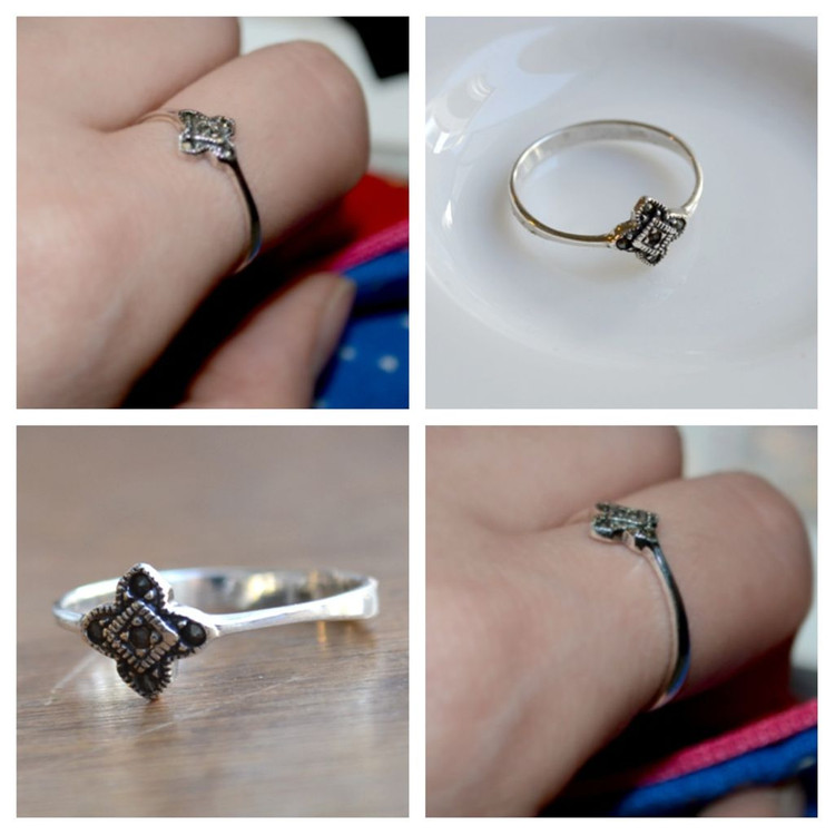 마카사이트 925 실버 은 반지 #13호 이미지