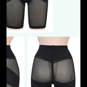 마레몬떼 하이웨이스트 블랙 시스루 거들팬티 110,115 이미지