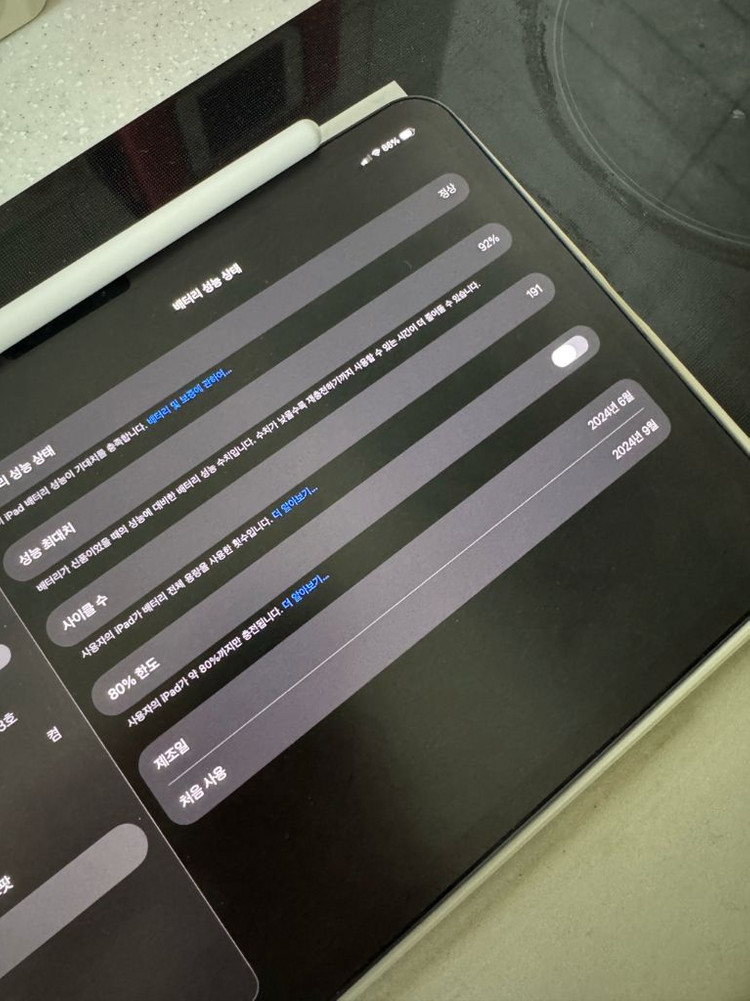 아이패드 m4 11인치 스페이스블랙 256GB 셀룰러+애플펜슬 프로 이미지