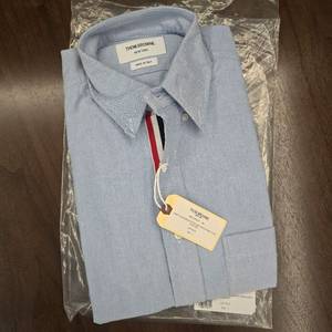 톰브라운 옥스포드 삼선 셔츠 블루 3 새제품 이미지