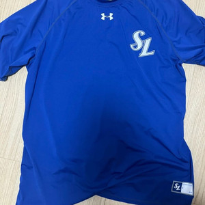 삼성라이온즈 언더아머 반팔 이미지