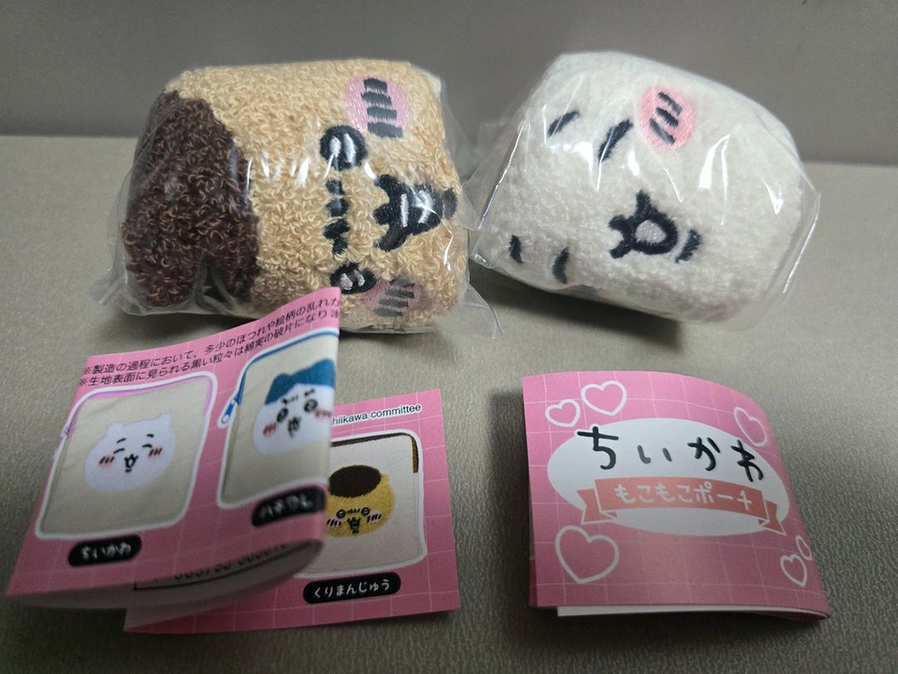 일본 치이카와 신상 파우치 가챠 쿠리만쥬 양도 이미지