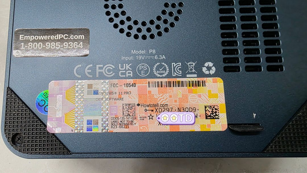 WO-WE Ryzen 5 7640HS Mini PC(Ryzen 5 7640HS / 16GB / 1TB) 이미지