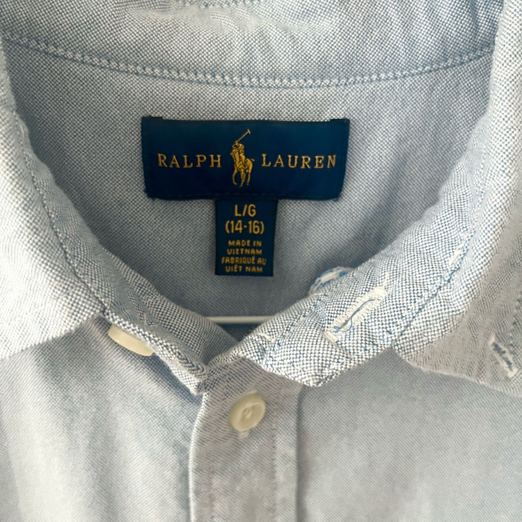 폴로 랄프로렌 셔츠 남방 보이즈 블루 L 이미지