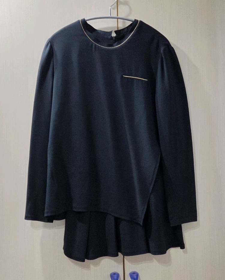 제일모직 구호(KUHO) 실크 레이어드 블라우스 이미지