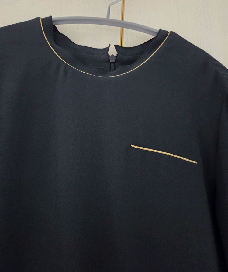 제일모직 구호(KUHO) 실크 레이어드 블라우스 이미지