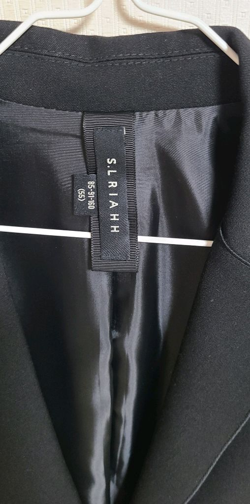 [가격끝] S.LRIAHH 블랙 코트 사이즈55 이미지