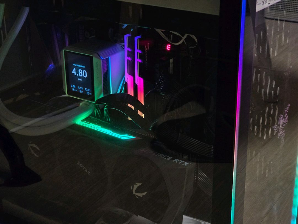 5900x, 수냉, 32GB, 2TB, 3070Ti 데스크탑 이미지