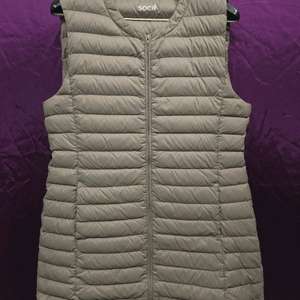 SOCIE 여성 경량 구스다운 패딩 조끼 90 이미지