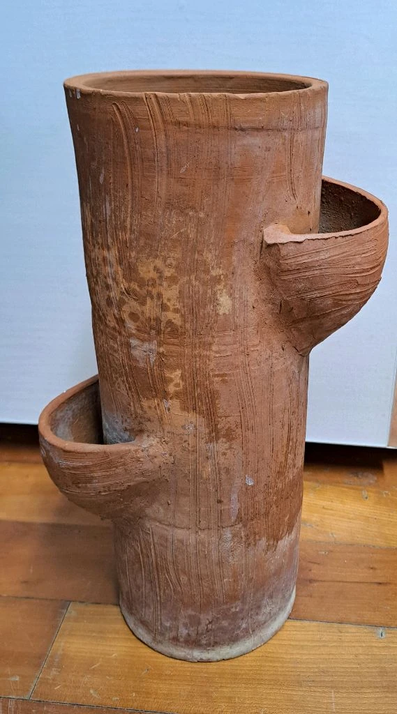 긴 빈티지 토분 이미지