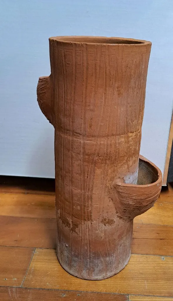 긴 빈티지 토분 이미지